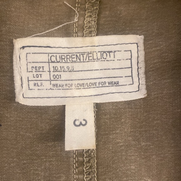 Current/Elliott Camo The Infantry Jacket Double Snap Belted - Pockets Women’s 3 - Picture 2 of 15